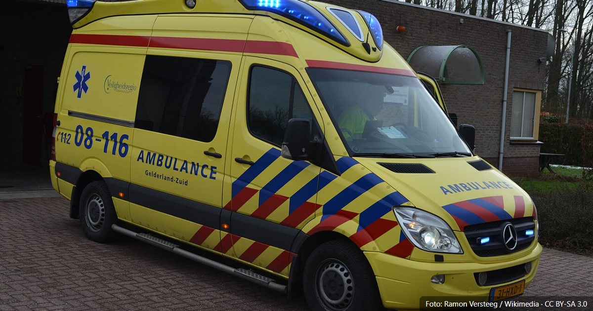 Ambulance van de regionale ambulancedienst