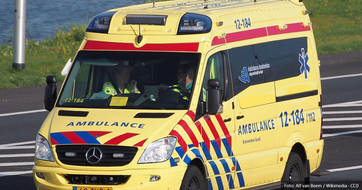 Ambulance met spoed onderweg