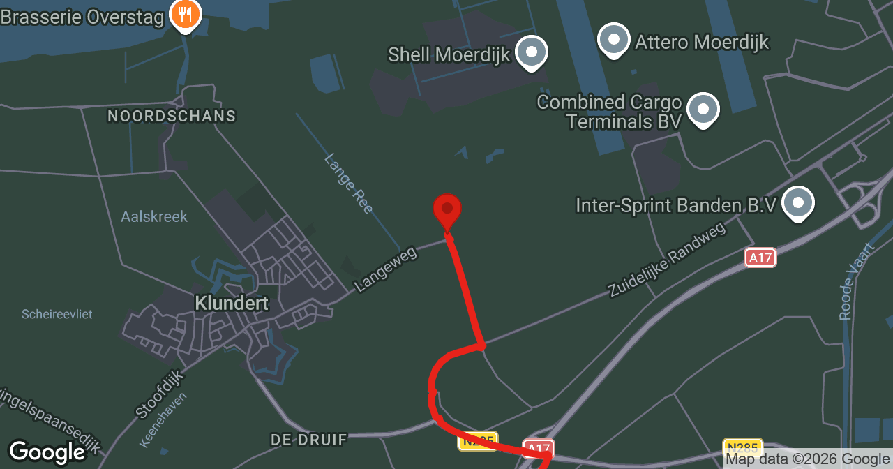 Kaart van de meldlocatie