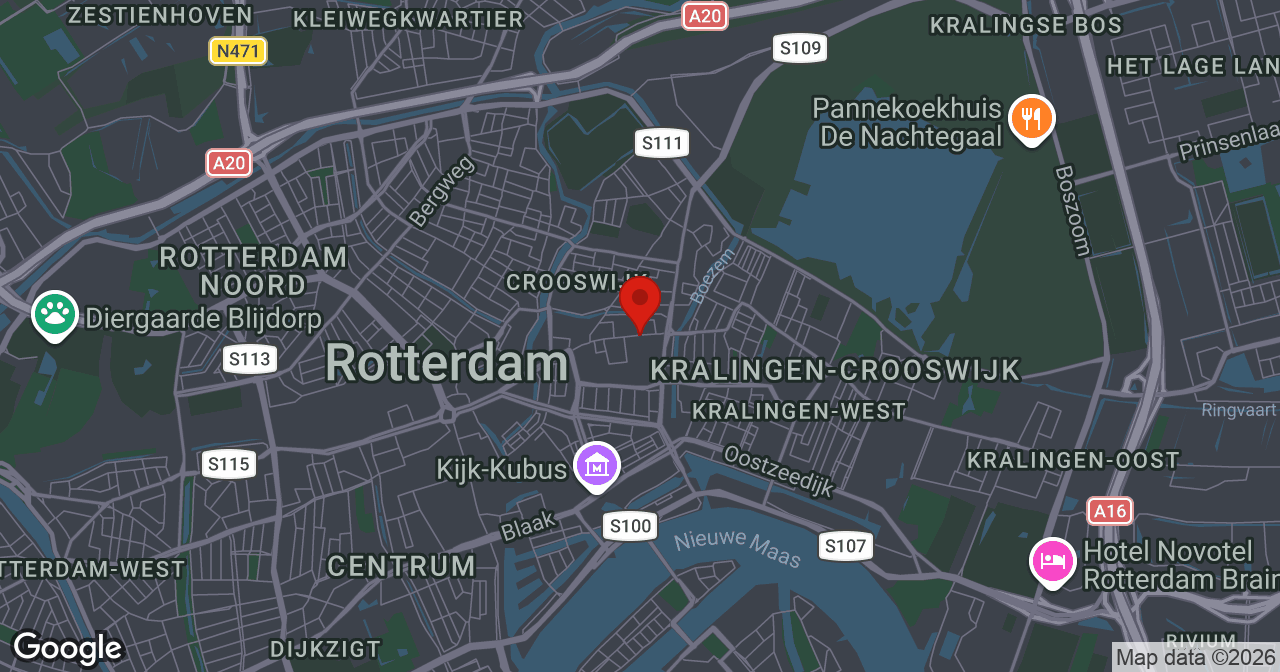 Kaart van de meldlocatie