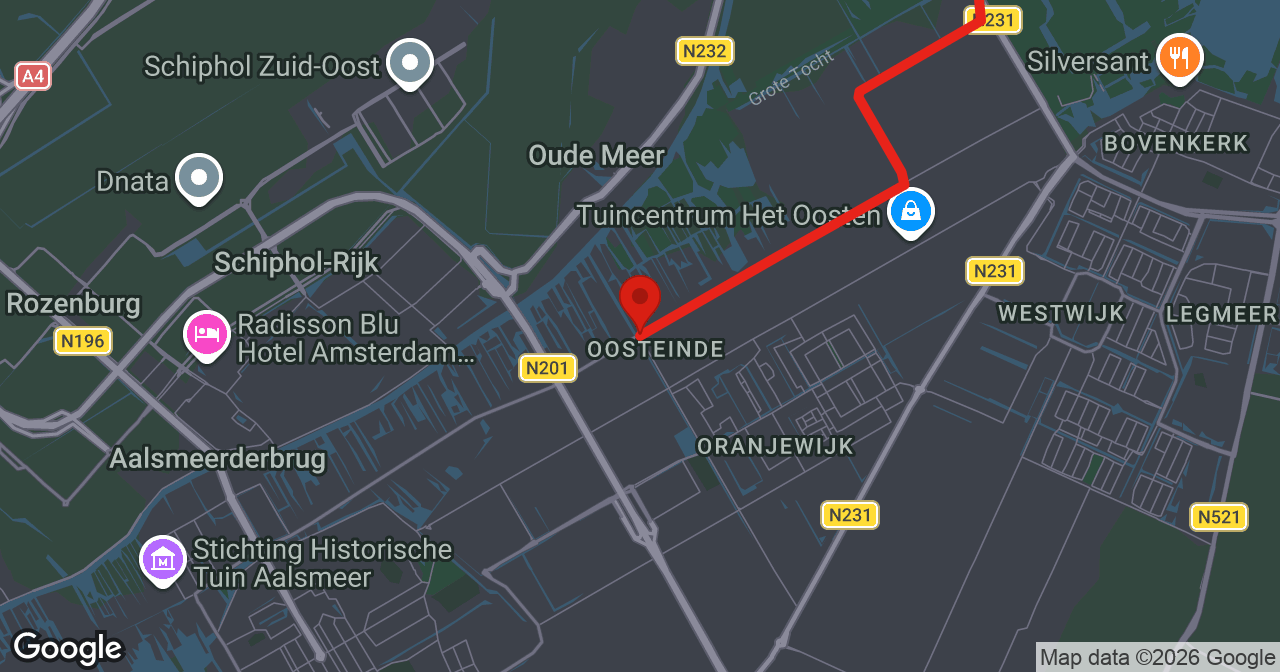 Kaart van de meldlocatie