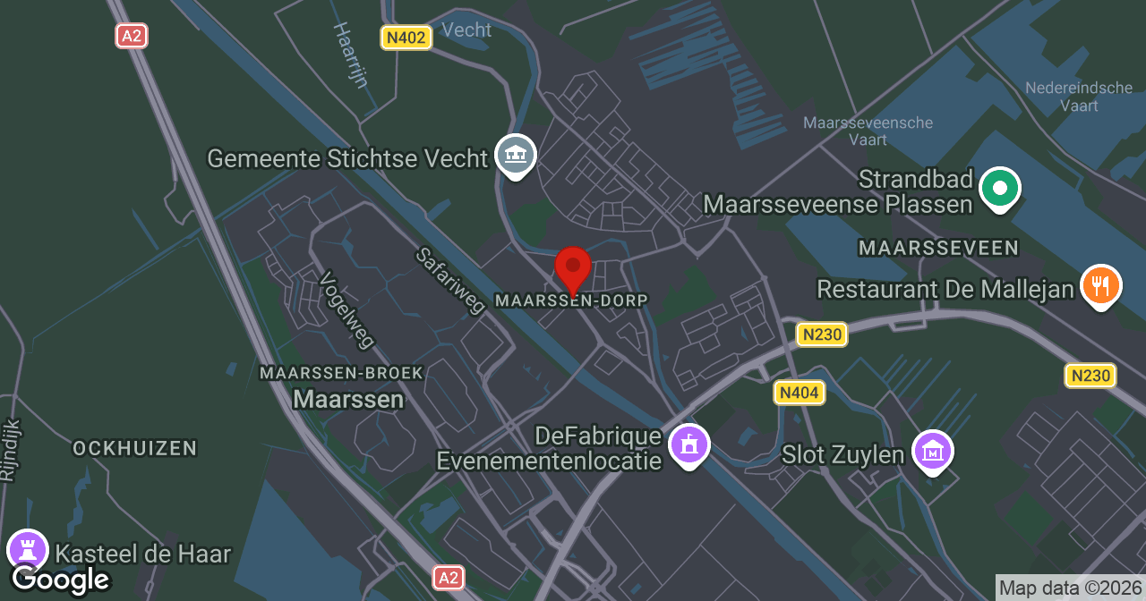 Kaart van de meldlocatie