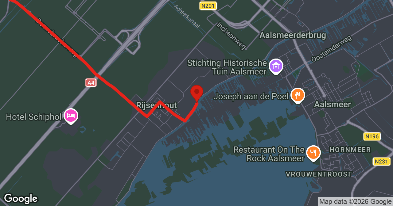 Kaart van de meldlocatie