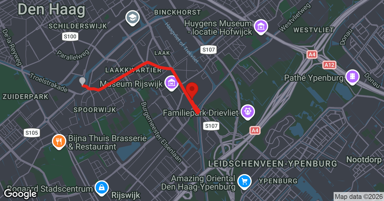 Kaart van de meldlocatie