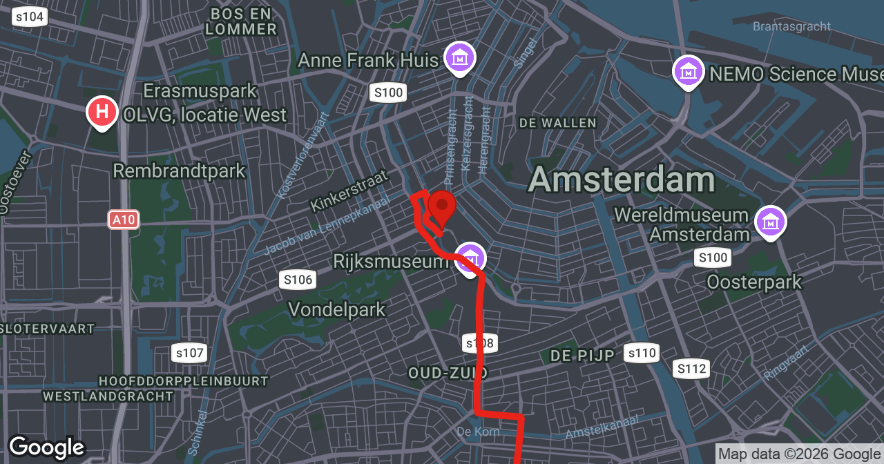Kaart van de meldlocatie