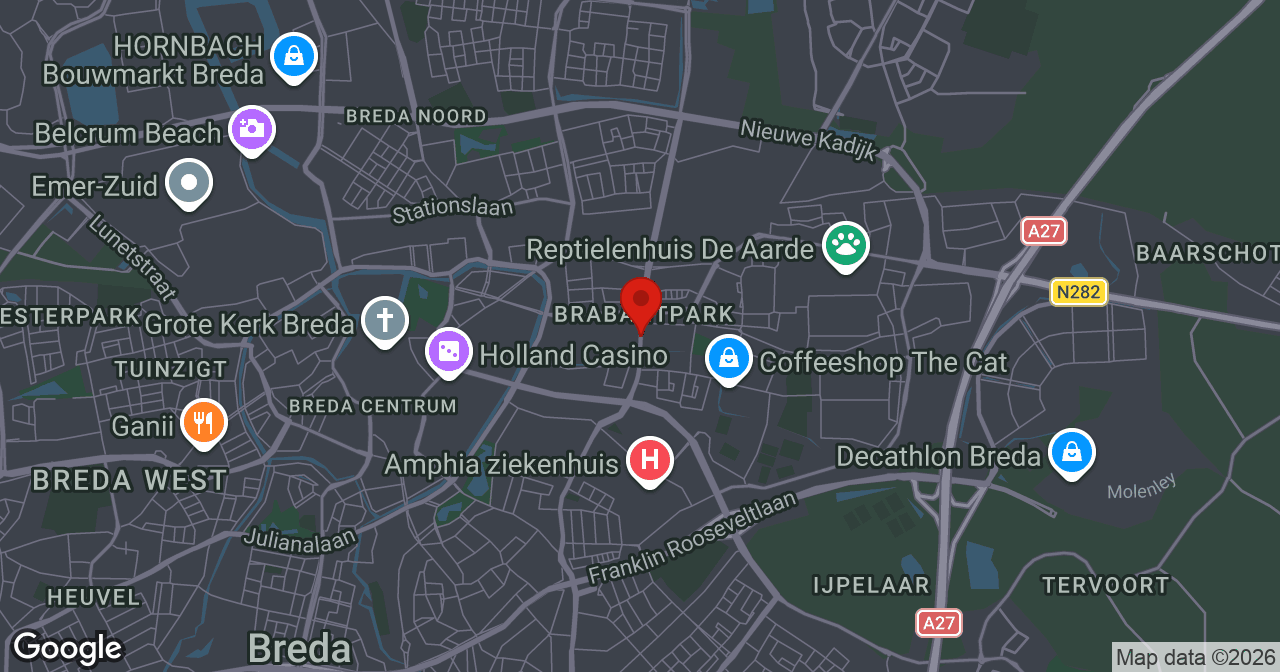 Kaart van de meldlocatie