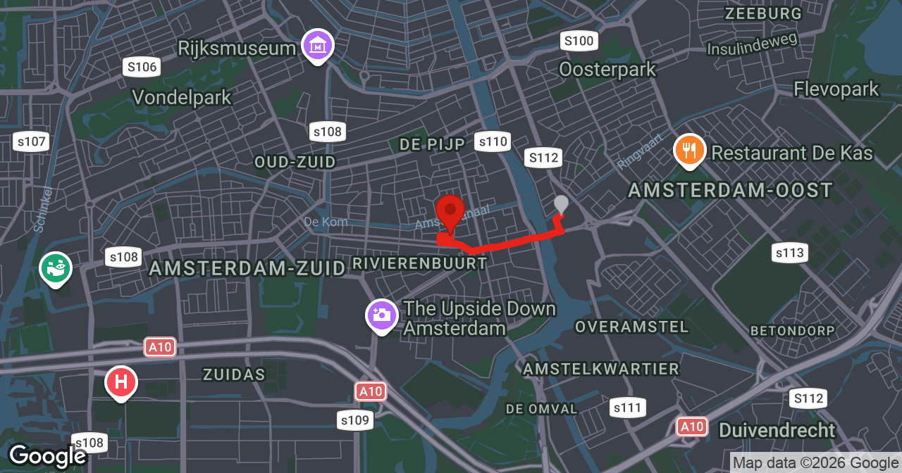 Kaart van de meldlocatie