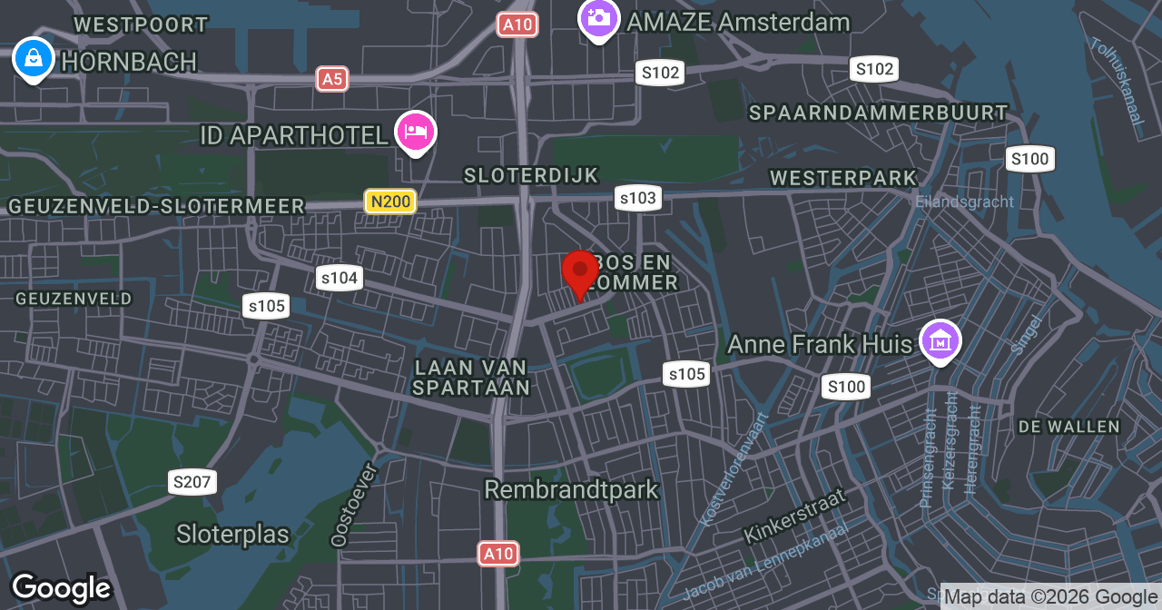 Kaart van de meldlocatie