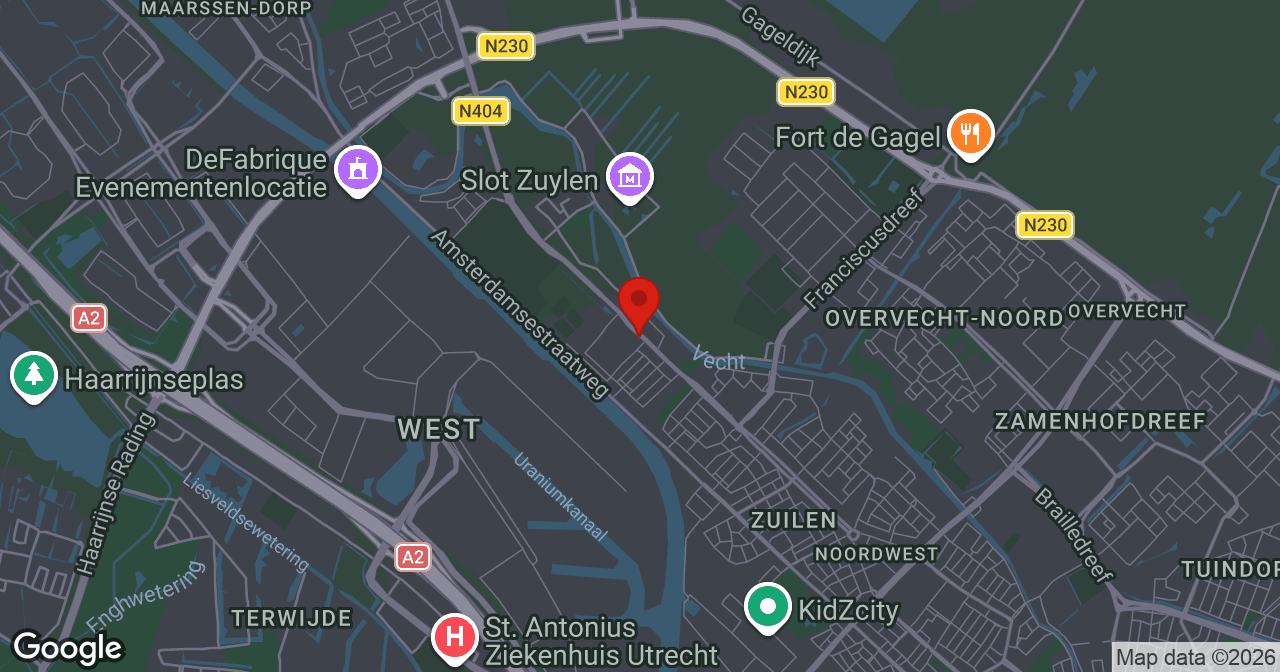 Kaart van de meldlocatie