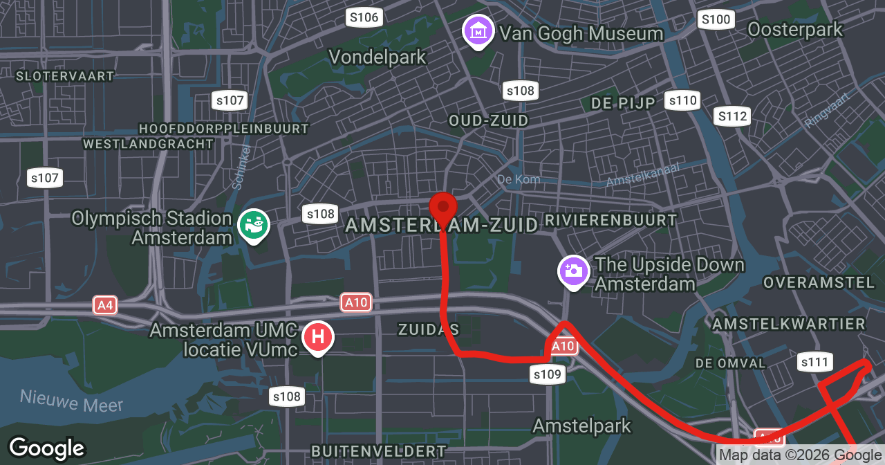 Kaart van de meldlocatie