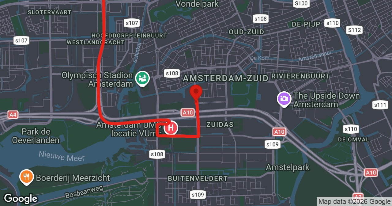 Kaart van de meldlocatie
