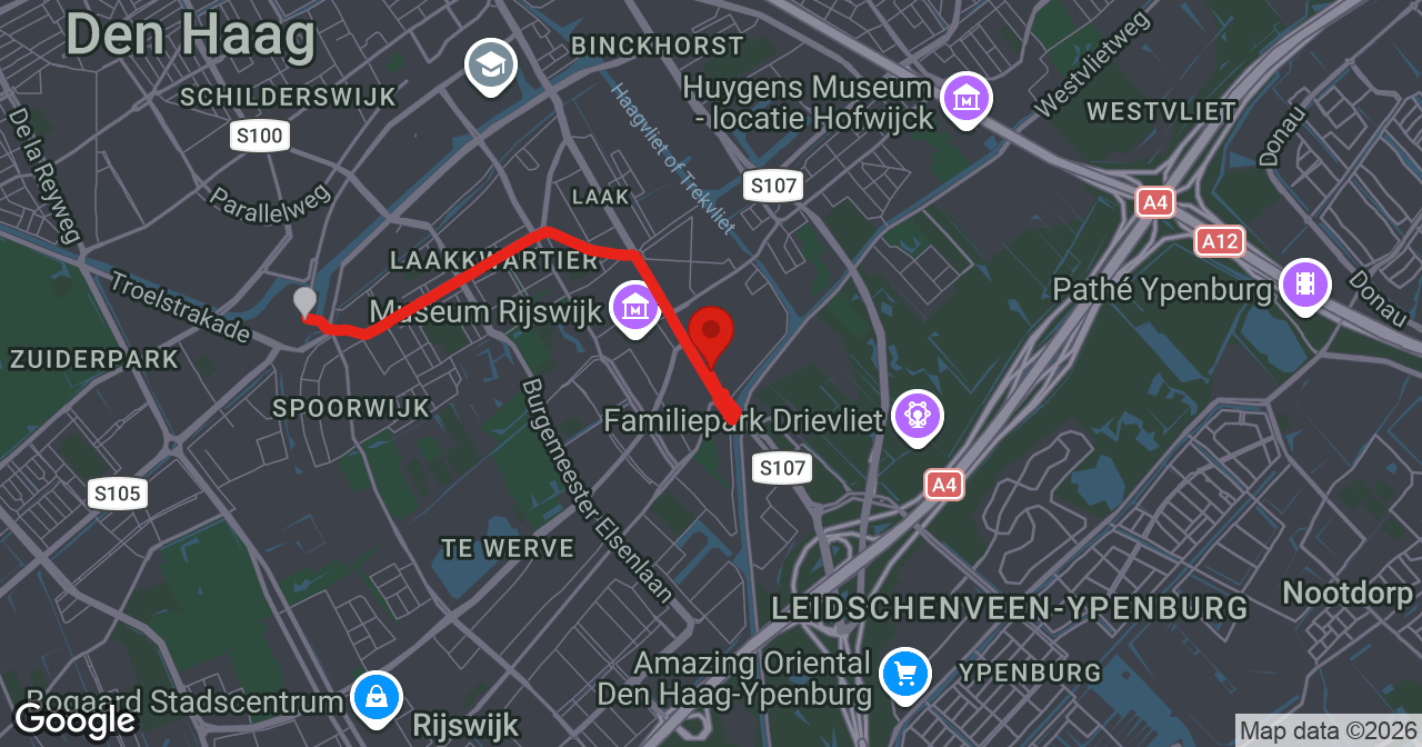 Kaart van de meldlocatie