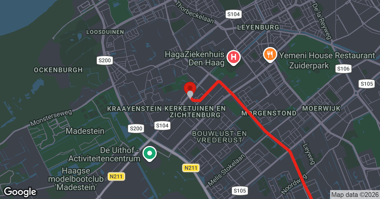 Kaart van de meldlocatie