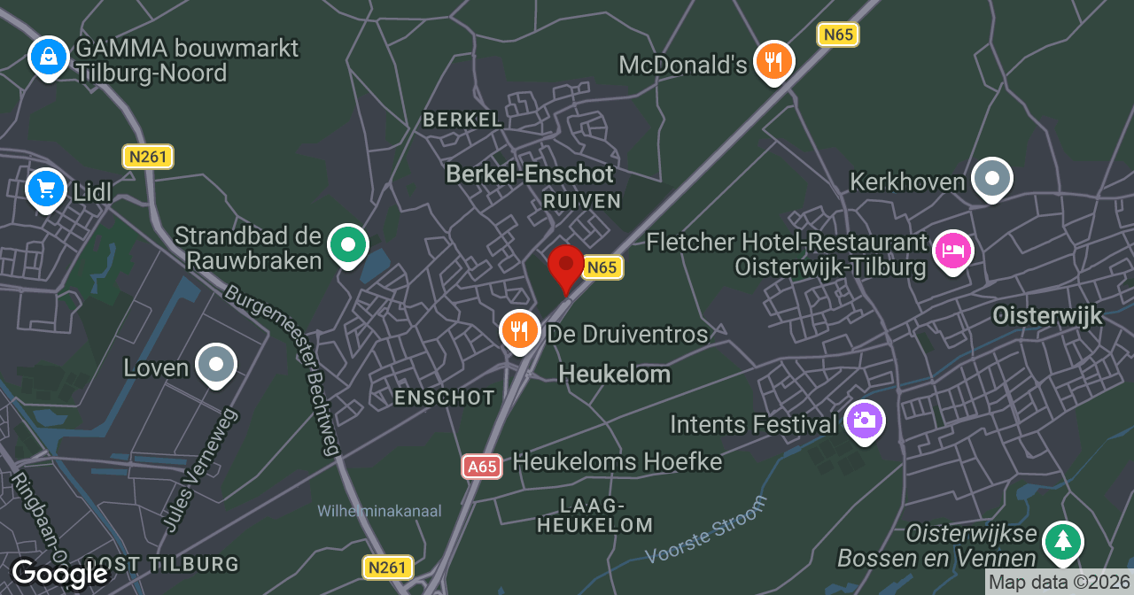 Kaart van de meldlocatie