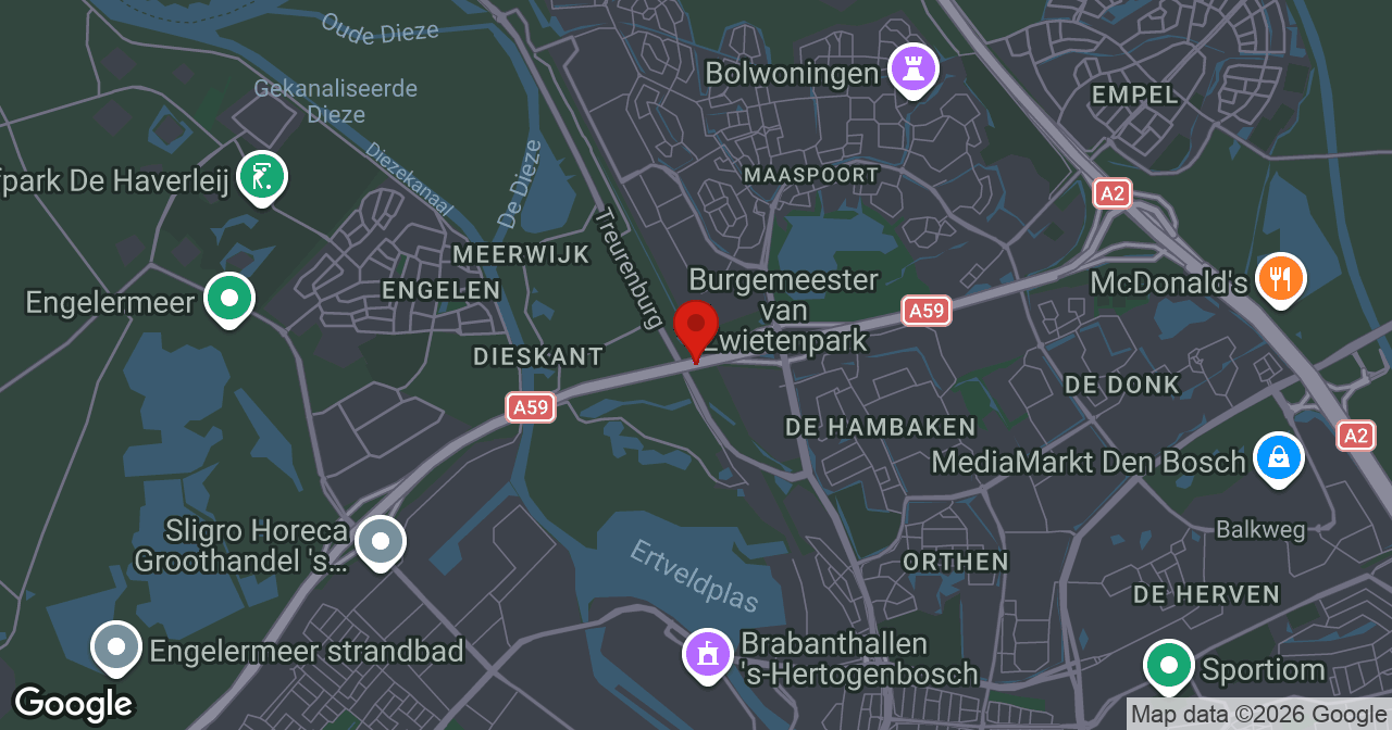 Kaart van de meldlocatie
