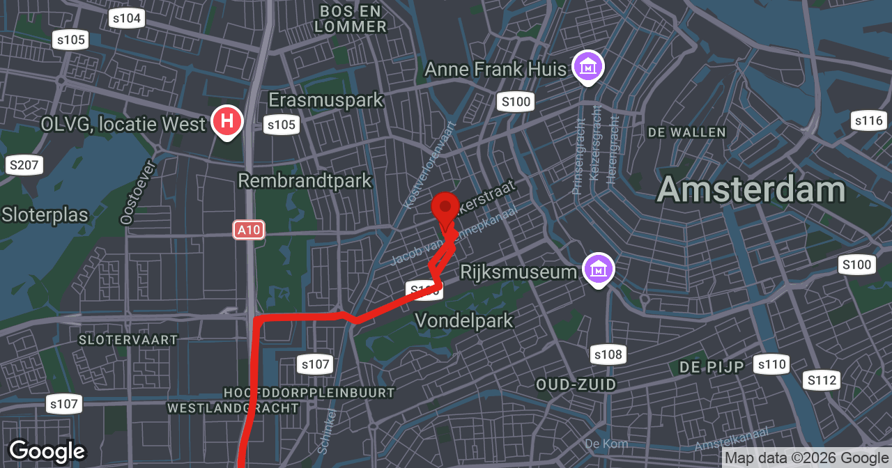 Kaart van de meldlocatie