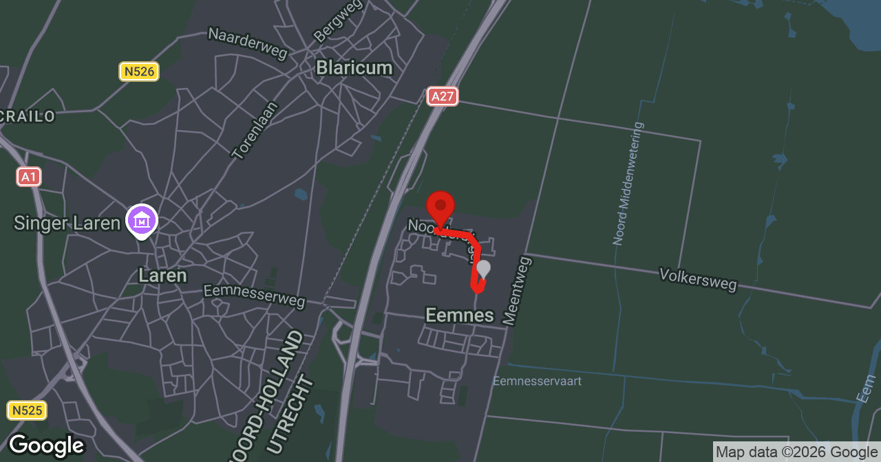 Kaart van de meldlocatie
