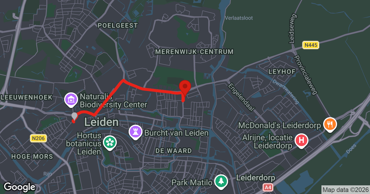 Kaart van de meldlocatie