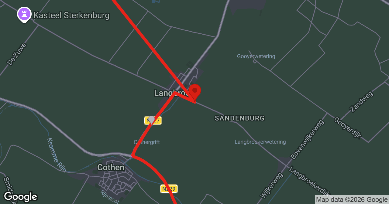 Kaart van de meldlocatie