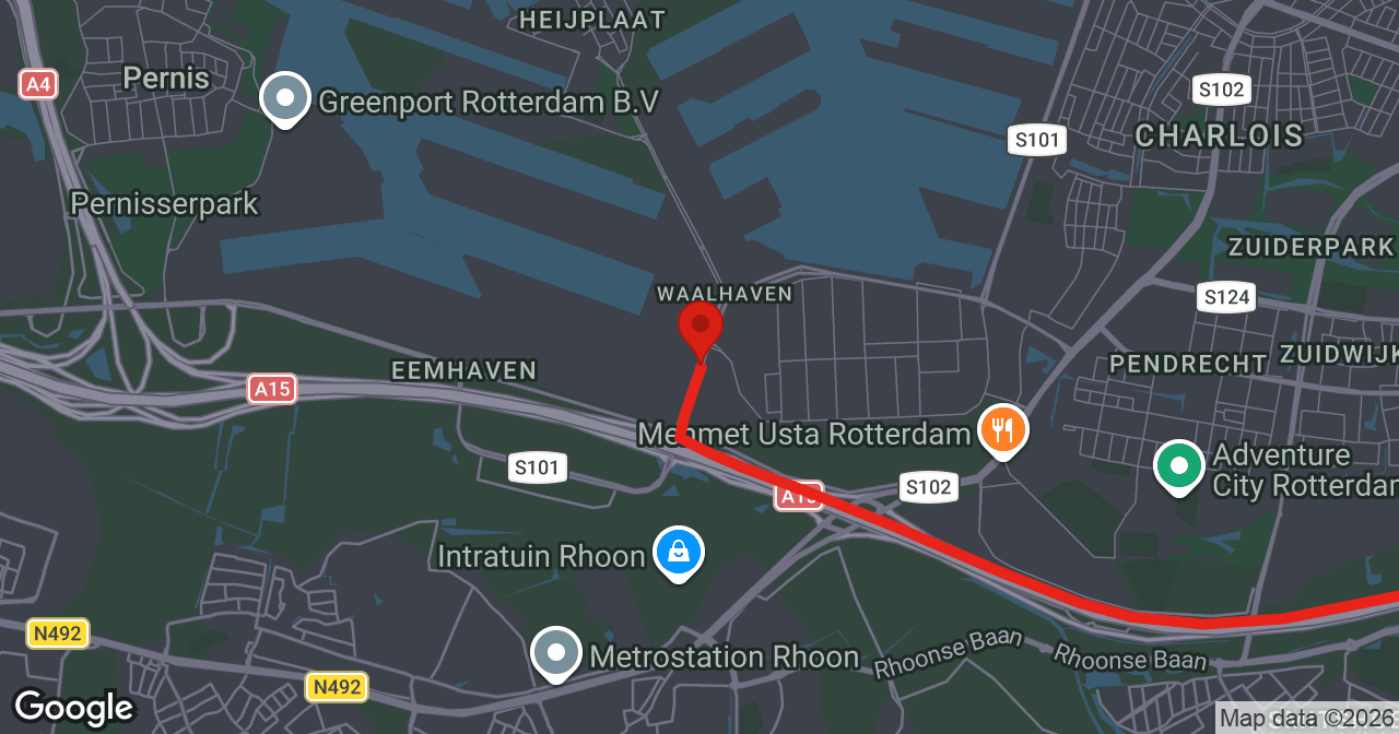 Kaart van de meldlocatie