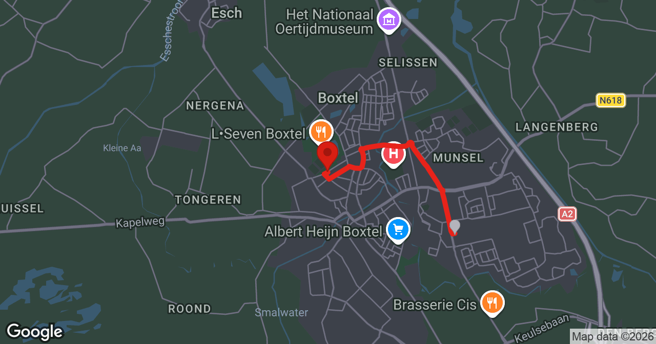 Kaart van de meldlocatie