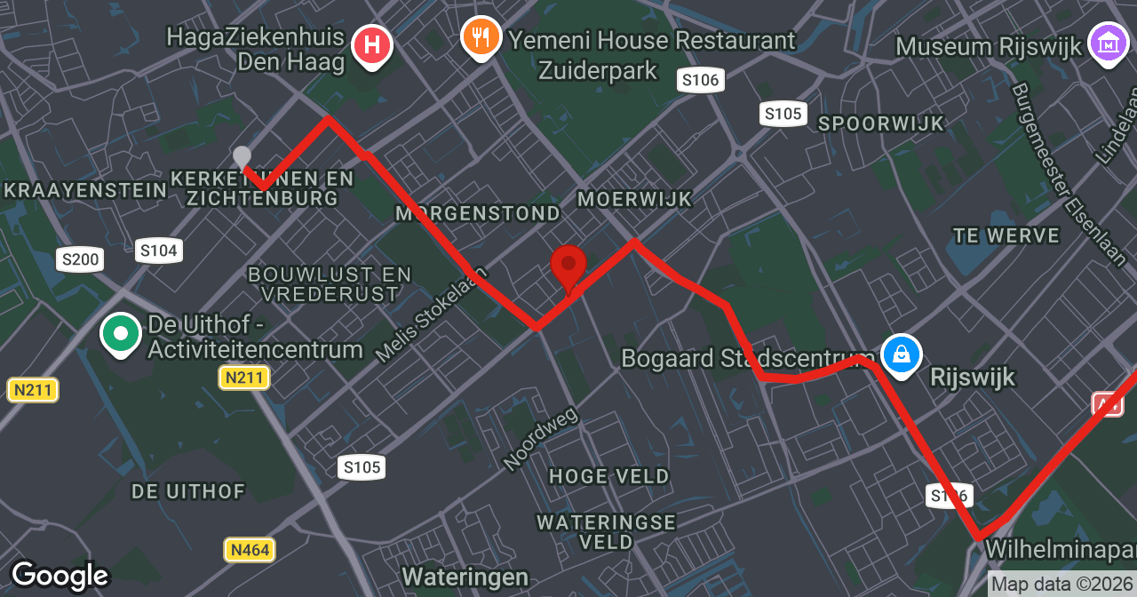Kaart van de meldlocatie