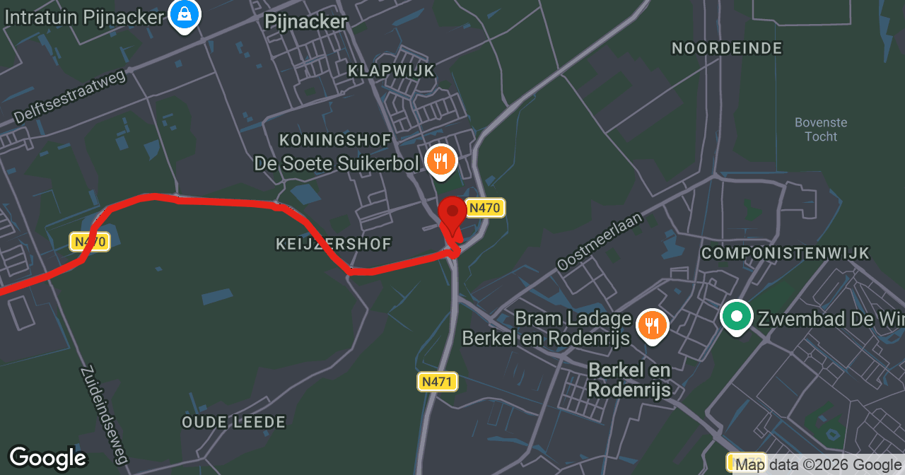 Kaart van de meldlocatie