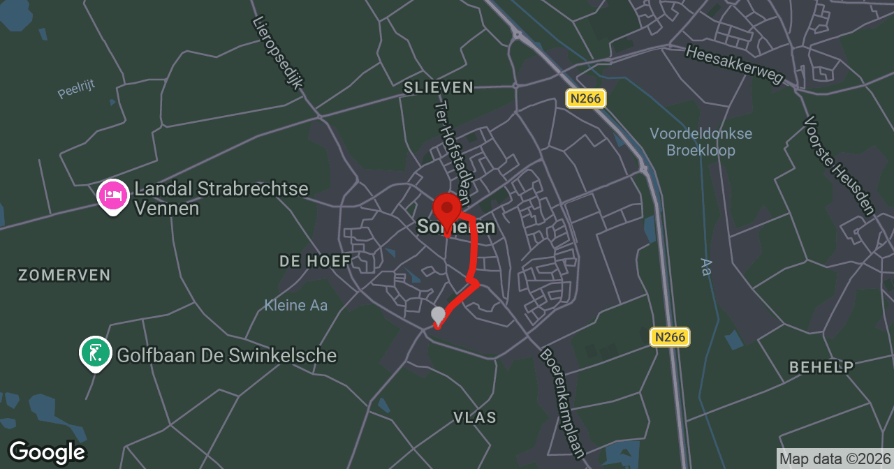 Kaart van de meldlocatie