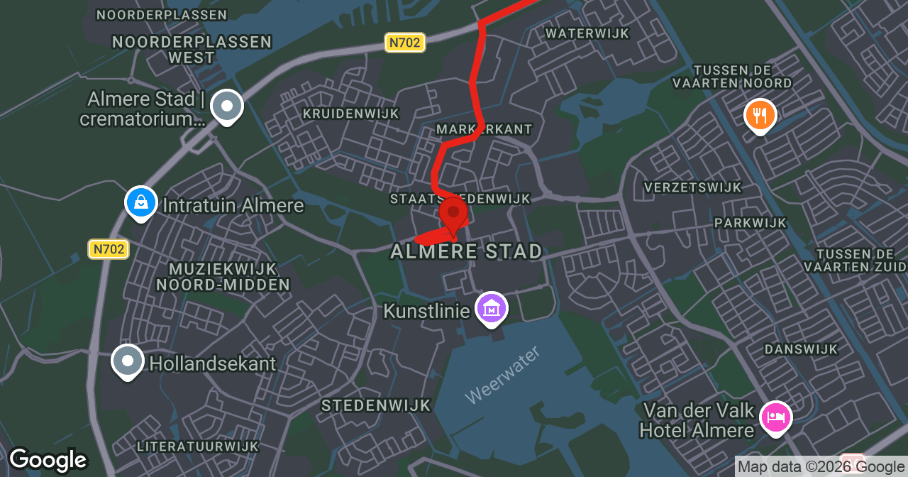 Kaart van de meldlocatie