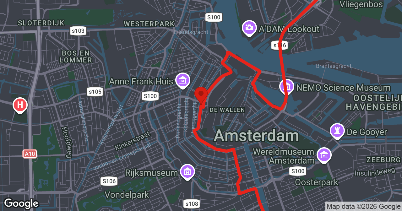 Kaart van de meldlocatie