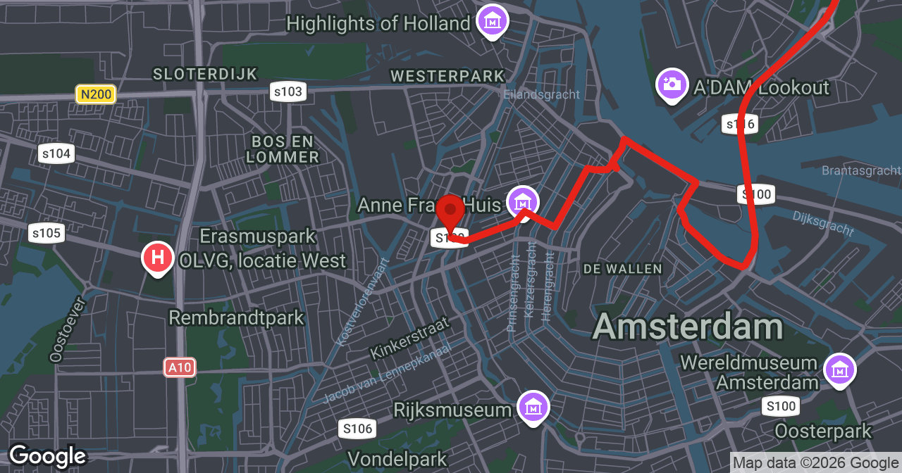 Kaart van de meldlocatie