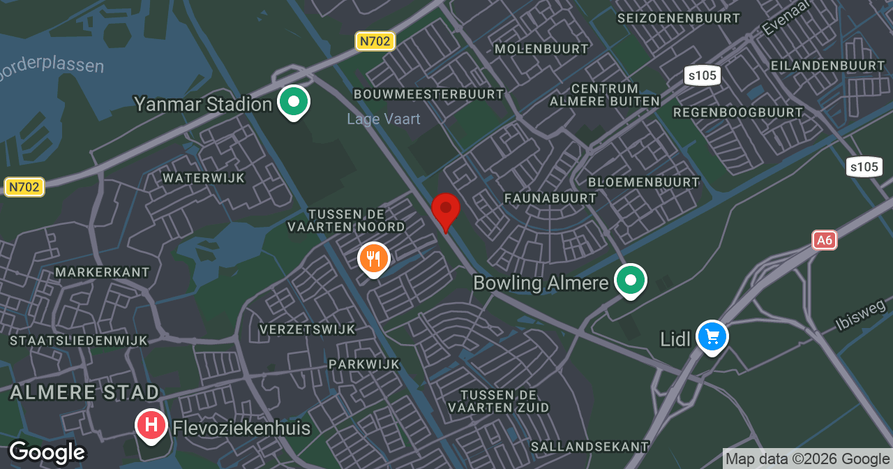 Kaart van de meldlocatie