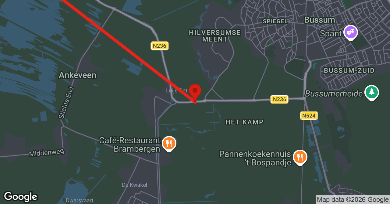 Kaart van de meldlocatie