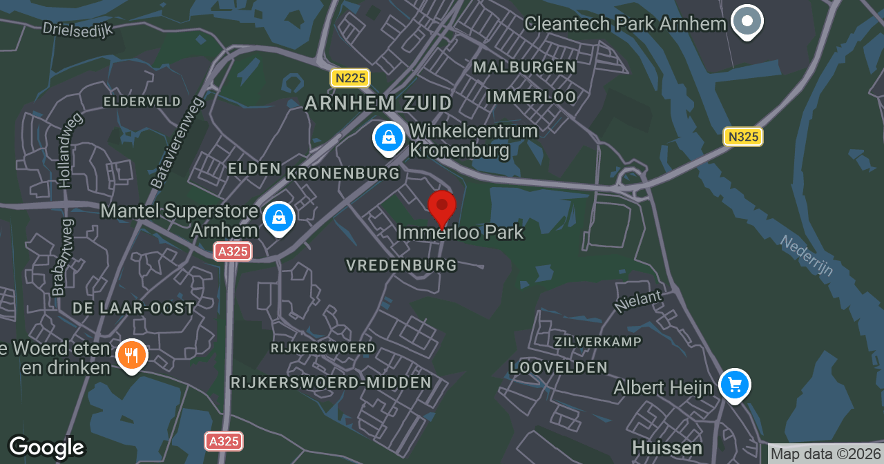 Kaart van de meldlocatie