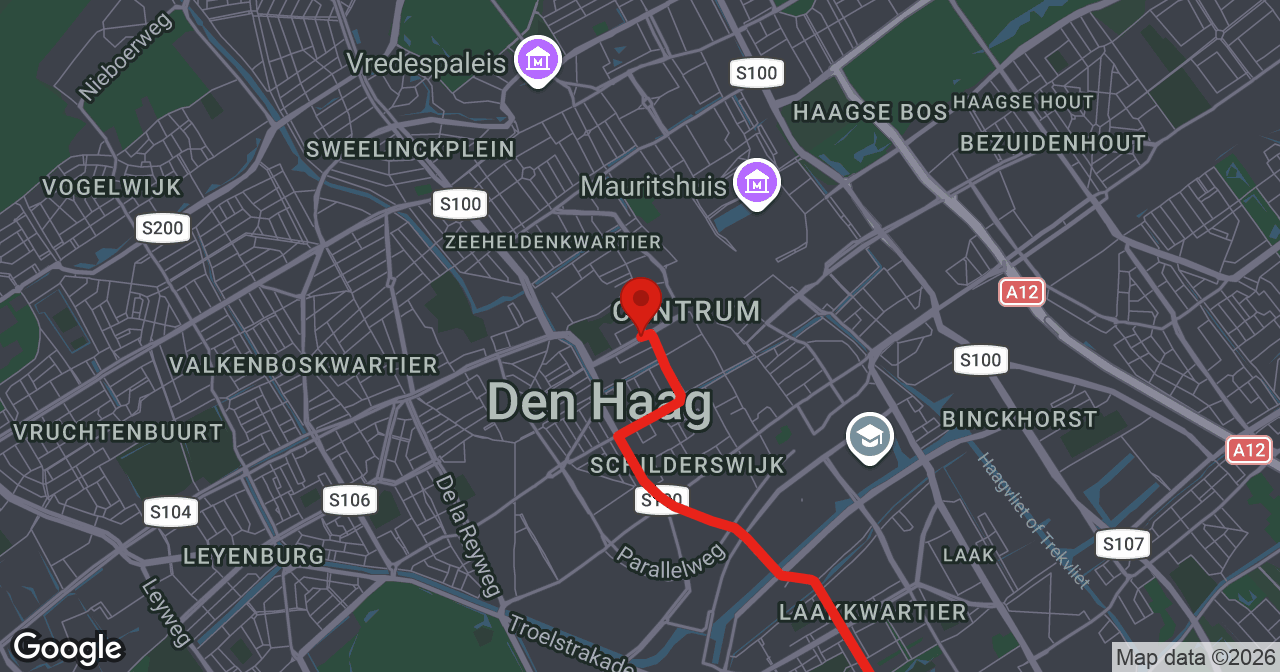 Kaart van de meldlocatie