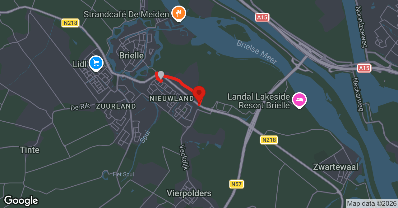 Kaart van de meldlocatie