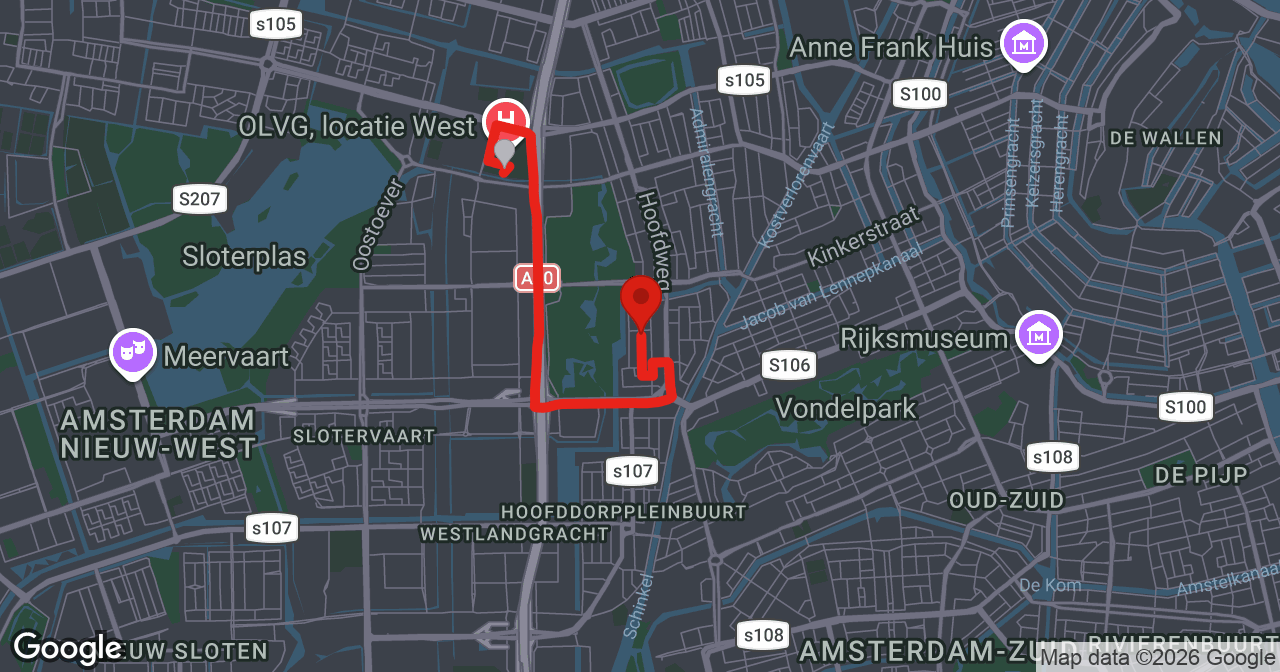 Kaart van de meldlocatie