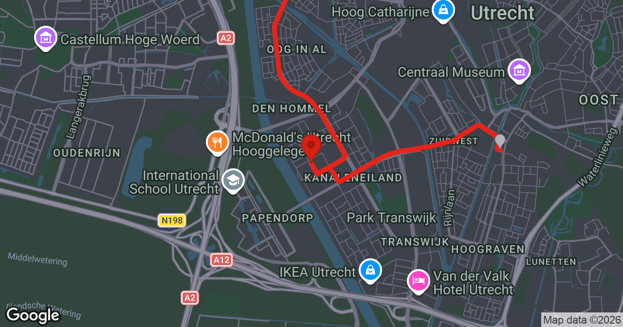 Kaart van de meldlocatie