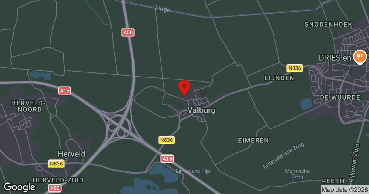 Kaart van de meldlocatie