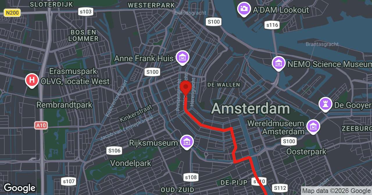 Kaart van de meldlocatie