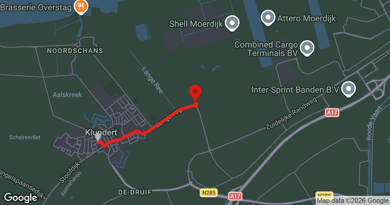 Kaart van de meldlocatie