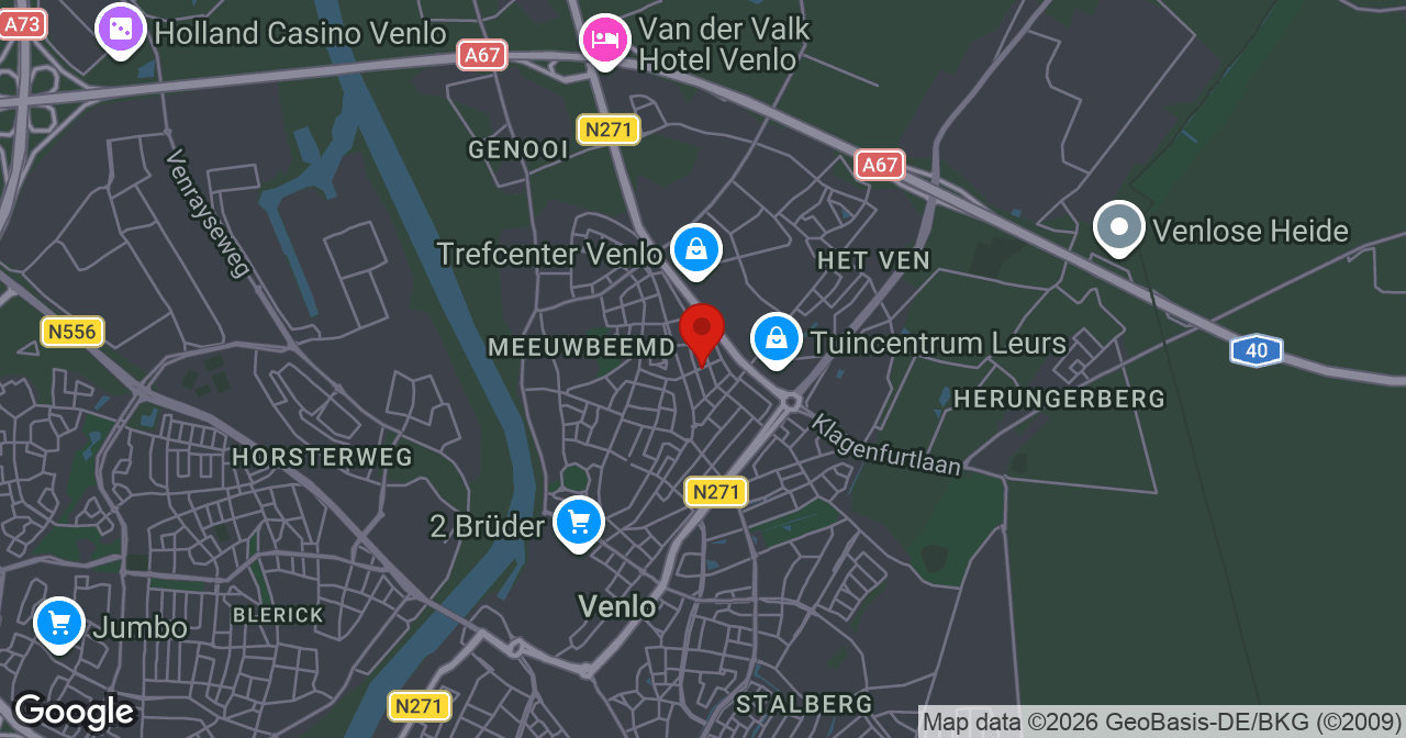 Kaart van de meldlocatie