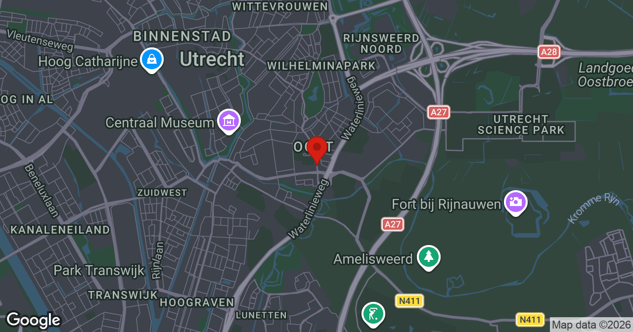 Kaart van de meldlocatie