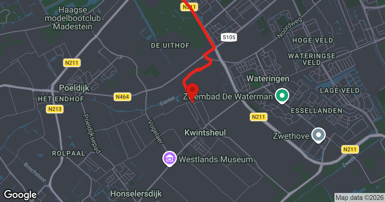Kaart van de meldlocatie
