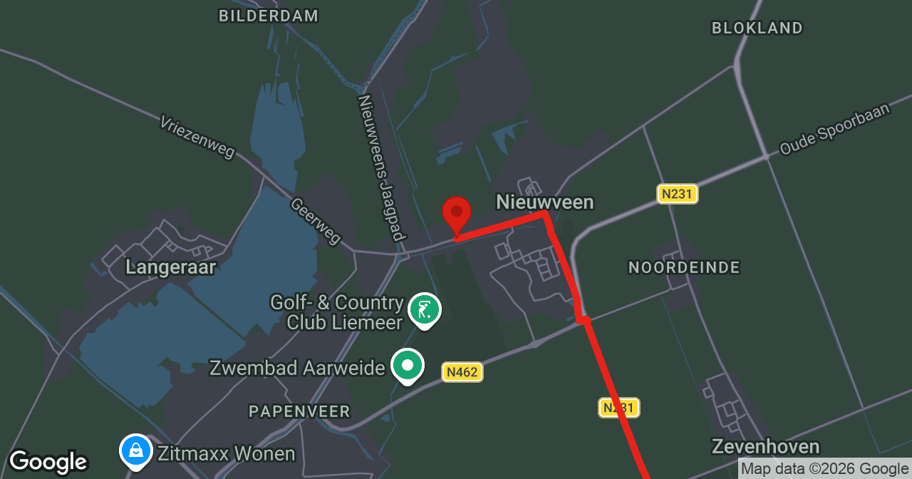 Kaart van de meldlocatie