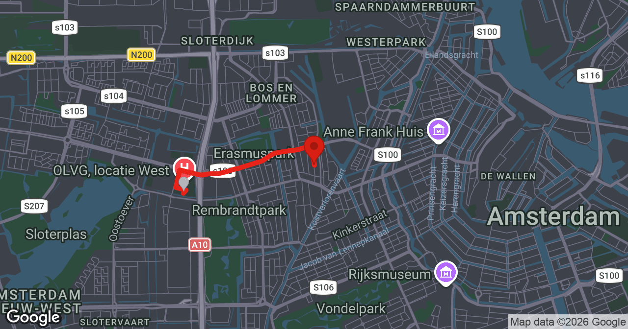 Kaart van de meldlocatie
