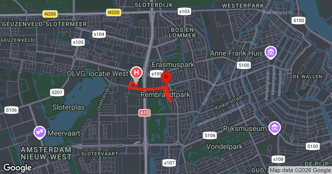 Kaart van de meldlocatie