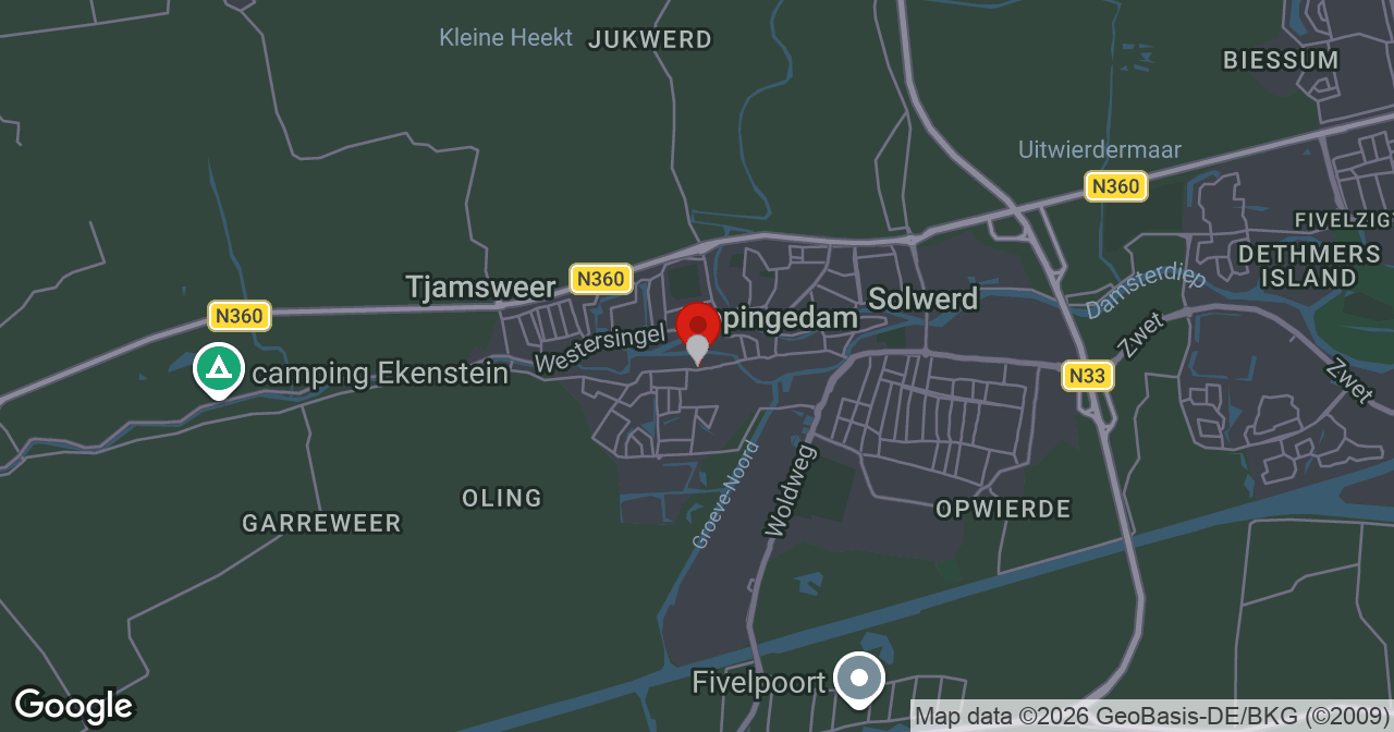 Kaart van de meldlocatie