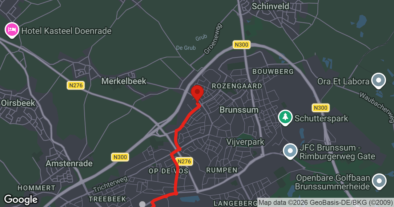 Kaart van de meldlocatie