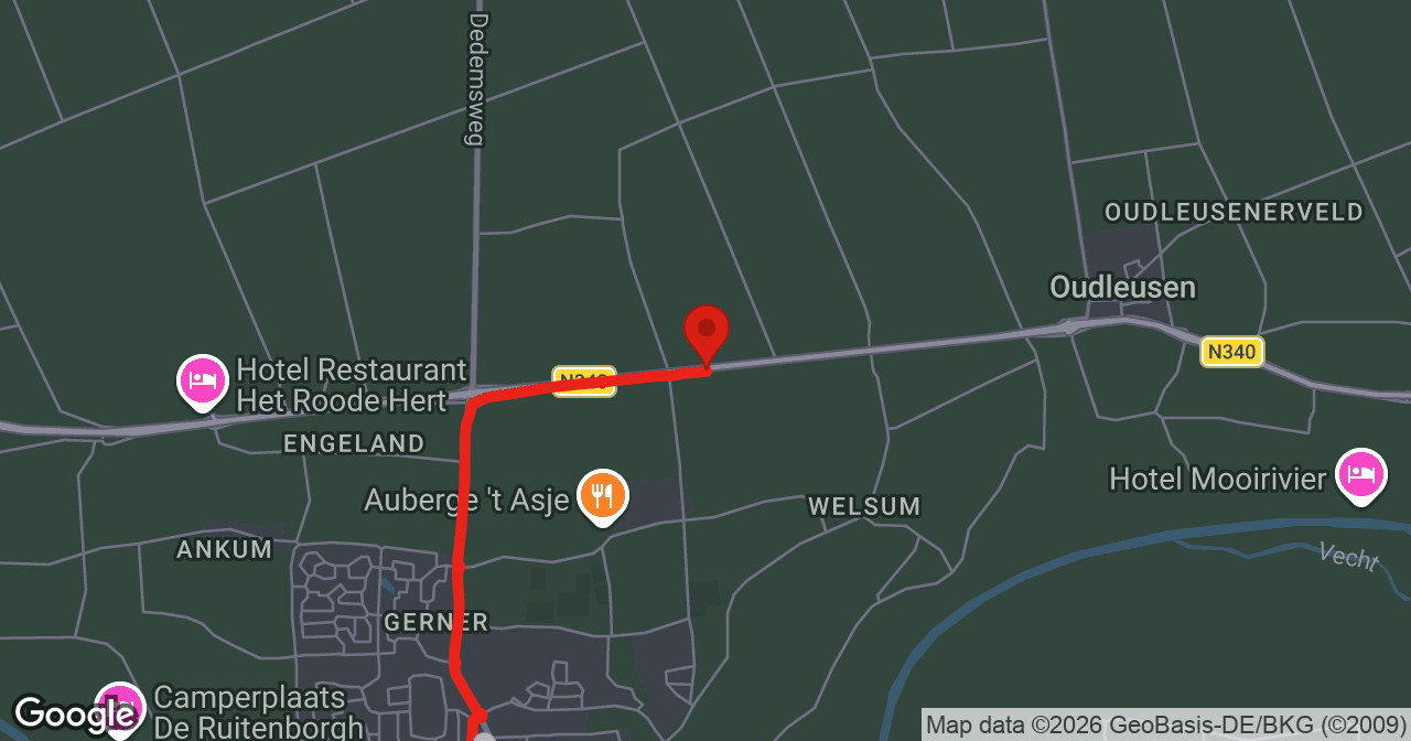 Kaart van de meldlocatie